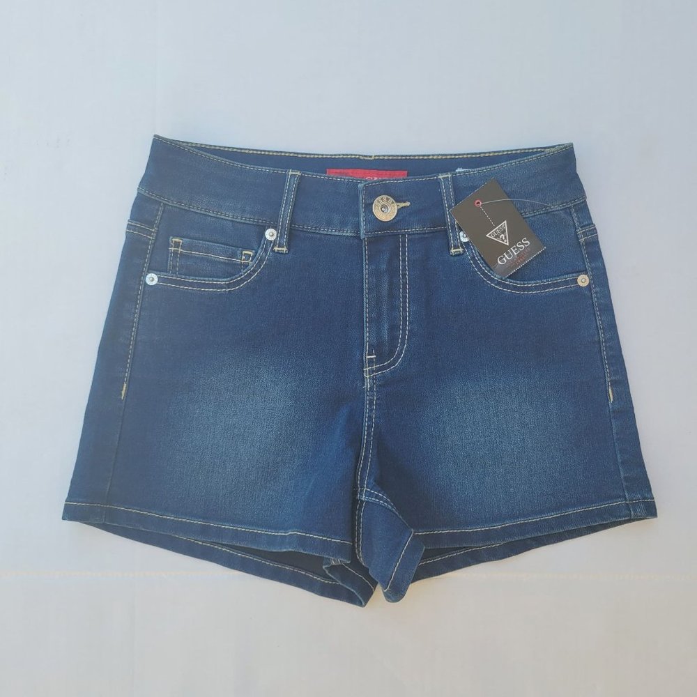 GUESS Women's Dark Denim Shorts sz 26